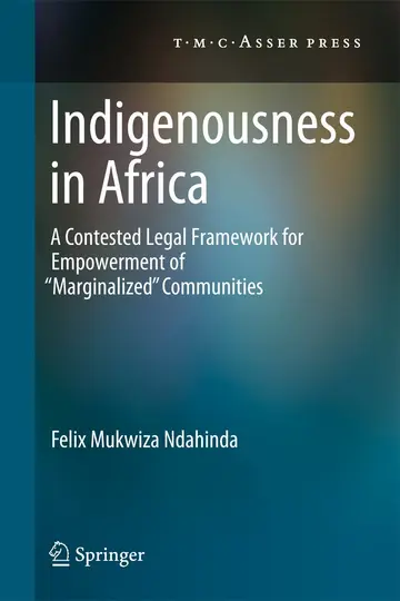 Cover of Indigenousness in Africa
