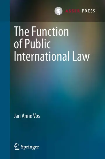 Cover of The Function of Public International Law