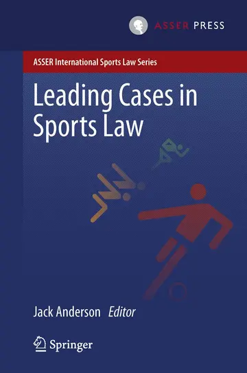 Cover of Leading Cases in Sports Law
