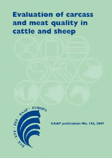 Cover of Evaluation of Carcass and Meat Quality in Ruminants