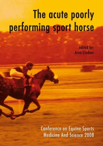 Cover of The acute poorly performing sport horse