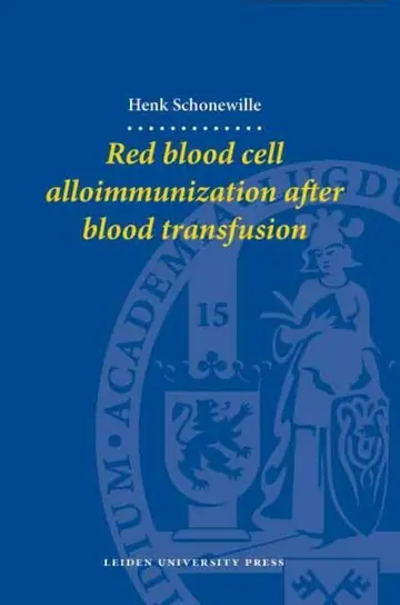 Cover of Red Blood Cell Alloimmunization after Blood Transfusion