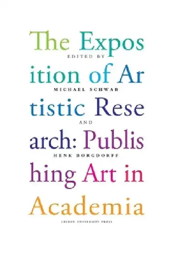 Cover of The Exposition of Artistic Research