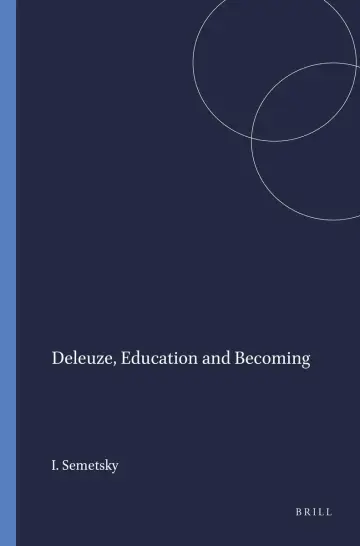 Cover of Deleuze, Education and Becoming