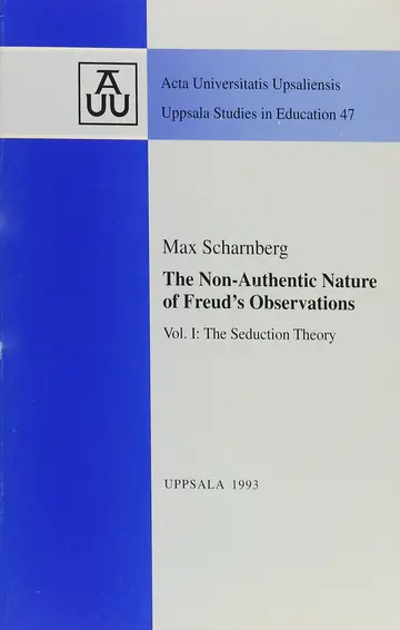 Cover of The Non-Authentic Nature of Freud's Observations