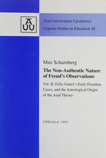 Cover of The non-authentic nature of Freud's observations