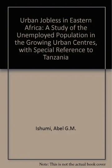 Cover of Urban Jobless in Eastern Africa