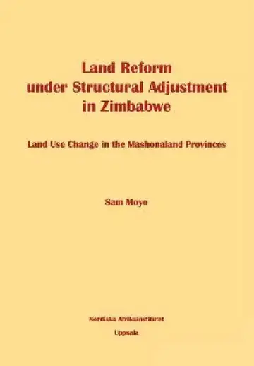 Cover of Land Reform under Structural Adjustment in Zimbabwe