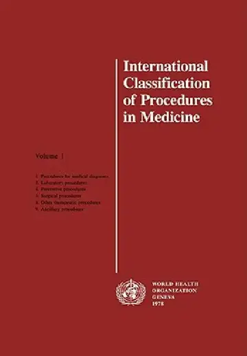 Cover of International Classification of Procedures in Medicine