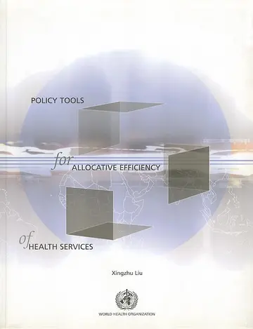 Cover of Policy Tools for Allocative Efficiency of Health Services