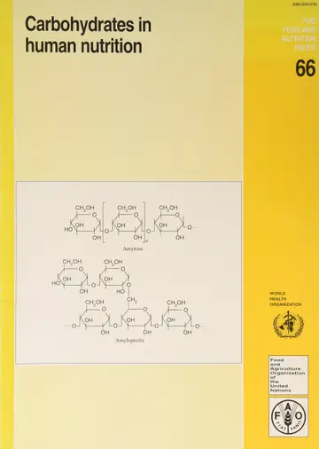 Cover of Carbohydrates in Human Nutrition