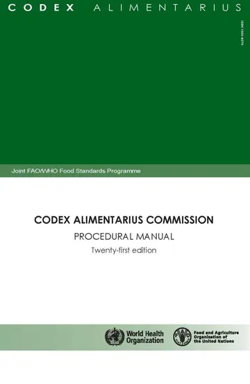 Cover of Codex Alimentarius Commission
