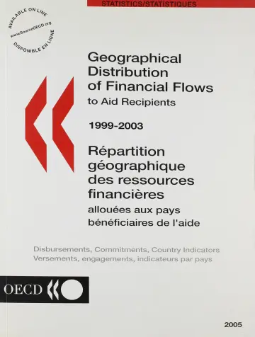 Cover of Geographical Distribution of Financial Flows to Aid Recipients,Disbursements,Commitments,Country Indicators 1999-2003