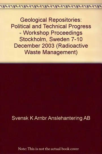Cover of Geological Repositories