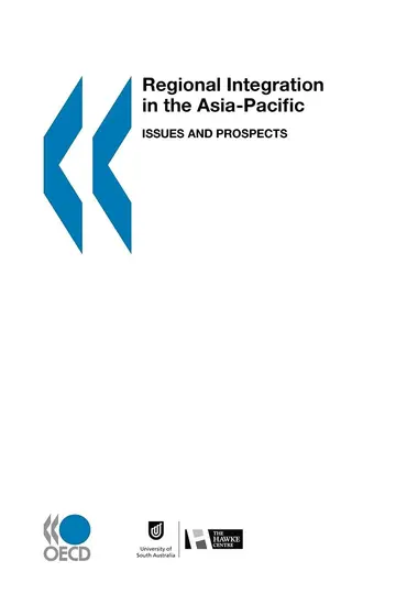 Cover of Regional Integration in the Asia Pacific, Issues and Prospects