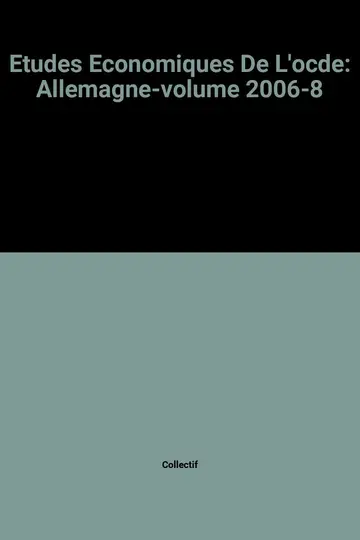 Cover of Etudes Economiques De L'ocde