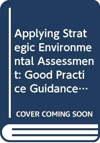 Cover of Applying Strategic Environmental Assessment