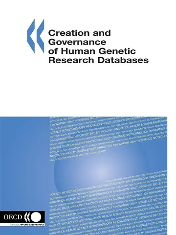 Cover of Creation and Governance of Human Genetic Research Databases