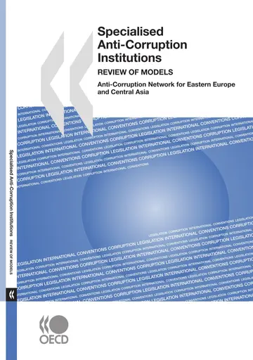 Cover of Specialised Anti-Corruption Institutions