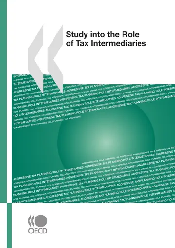 Cover of Study into the Role of Tax Intermediaries