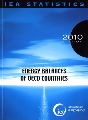 Cover of Energy balances of OECD countries
