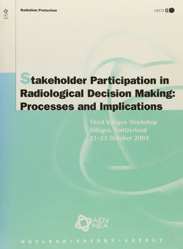 Cover of Stakeholder Participation in Radiological Decision Making