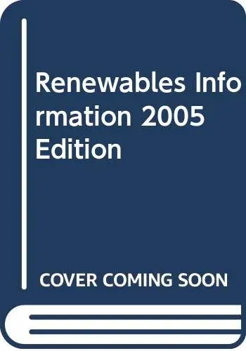 Cover of Renewables Information 2005, with 2004 Data