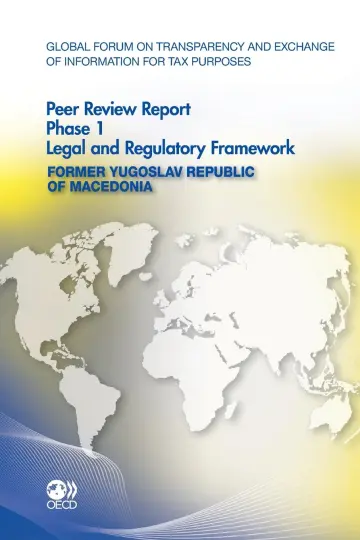Cover of The Former Yugoslav Republic of Macedonia (FYROM) 2011