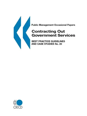Cover of Contracting Out Government Services