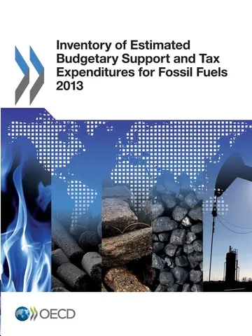 Cover of Inventory of estimated budgetary support and tax expenditures for fossil fuels 2013