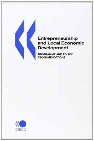 Cover of Entrepreneurship and Local Economic Development