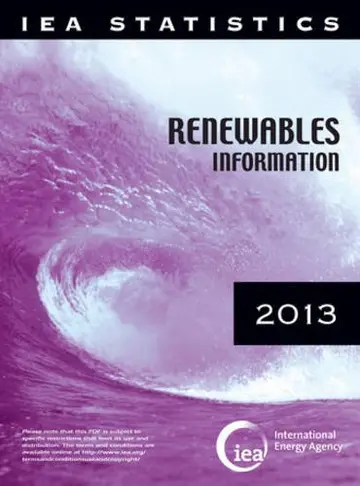 Cover of Renewables information 2013