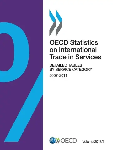 Cover of OECD statistics on international trade in services