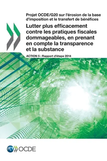 Cover of Projet OCDE/G20 sur l'rosion de la base d'imposition et le transfert de bnfices Lutter plus efficacement contre les pratiques fiscales ... en compte la transparence et la substance