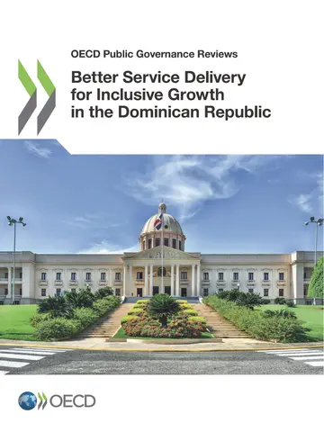 Cover of Better service delivery for inclusive growth in the Dominican Republic