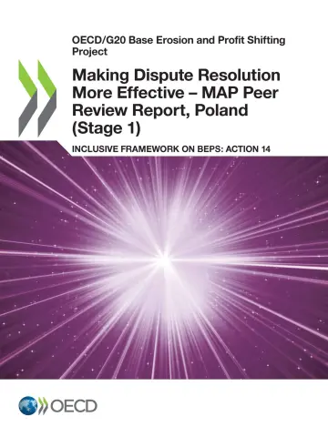 Cover of Making dispute resolution more effective - MAP peer review report, Poland (stage 1)