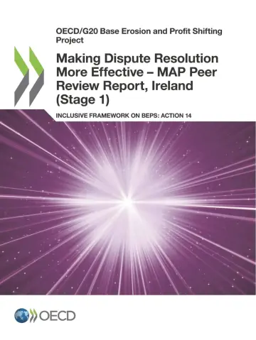 Cover of Making dispute resolution more effective - MAP peer review report, Ireland (stage 1)