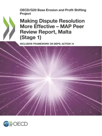 Cover of Making dispute resolution more effective - MAP peer review report, Malta (stage 1)