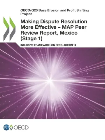 Cover of Making dispute resolution more effective - MAP peer review report, Mexico (stage 1)