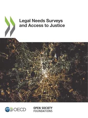 Cover of Legal needs surveys and access to justice