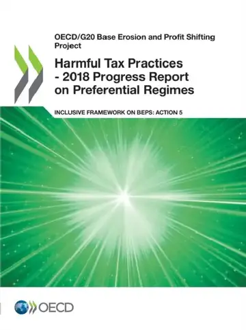 Cover of Harmful Tax Practices - 2018 Progress Report on Preferential Regimes