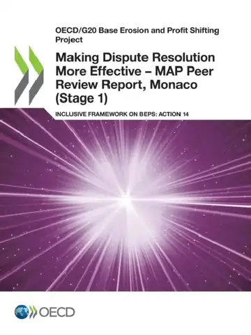 Cover of Making Dispute Resolution More Effective - MAP Peer Review Report, Monaco (Stage 1)