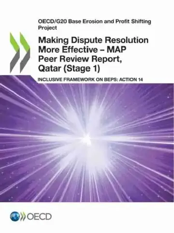 Cover of Making Dispute Resolution More Effective - MAP Peer Review Report, Qatar (Stage 1)