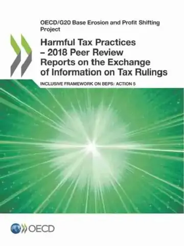 Cover of Harmful Tax Practices - 2018 Peer Review Reports on the Exchange of Information on Tax Rulings