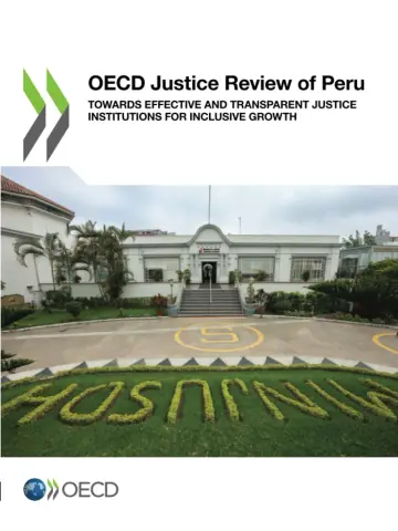 Cover of OECD Justice Review of Peru