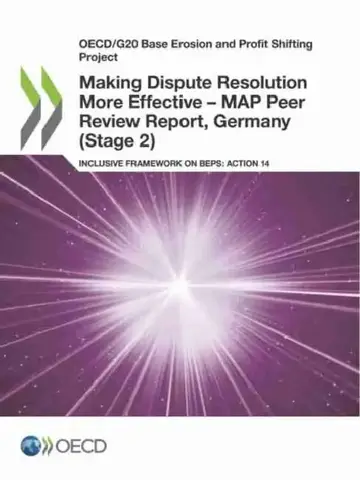 Cover of Making Dispute Resolution More Effective - MAP Peer Review Report, Germany (Stage 2)