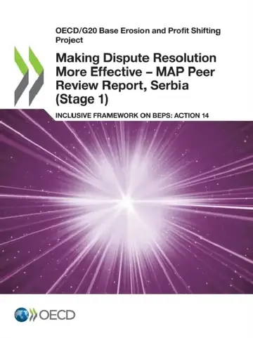 Cover of Making Dispute Resolution More Effective - MAP Peer Review Report, Serbia (Stage 1)