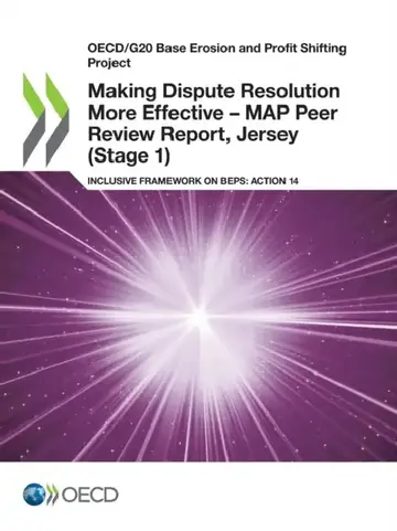 Cover of Making Dispute Resolution More Effective - MAP Peer Review Report, Jersey (Stage 1)