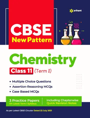 Cover of CBSE New Pattern Chemistry Class 11 for 2021-22 Exam