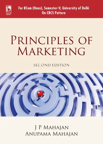 Cover of Principles of Marketing for Delhi University, Sem-V